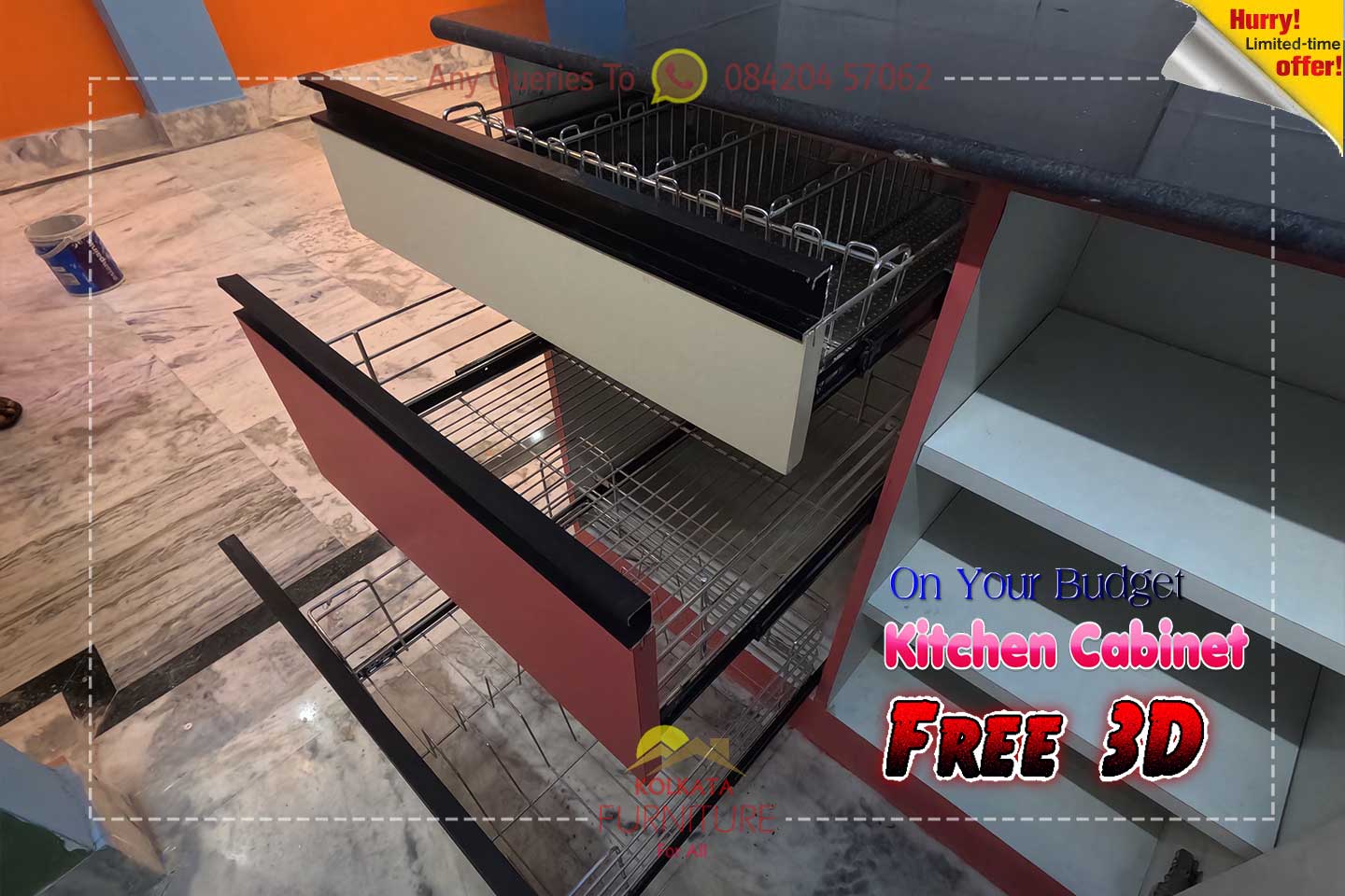 Modular Kitchen Cabinet Price 48000 In Bally Howrah