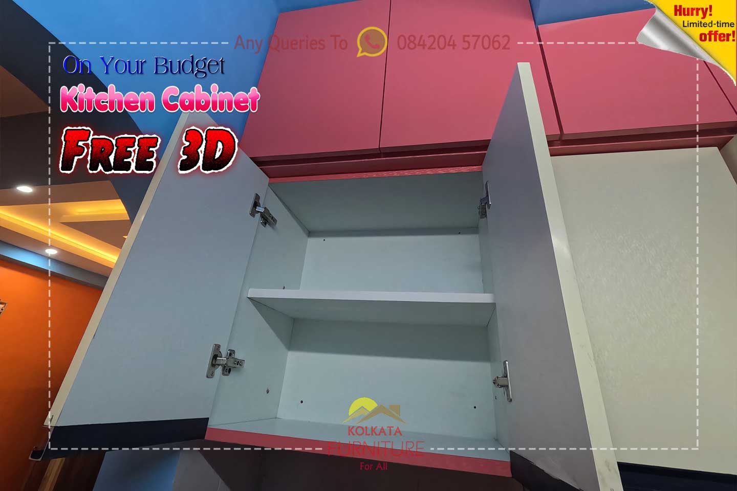 Modular Kitchen Cabinet Under 50000 | Kolkata Furniture