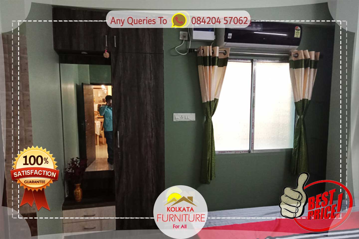 low price 1 bhk furniture set india