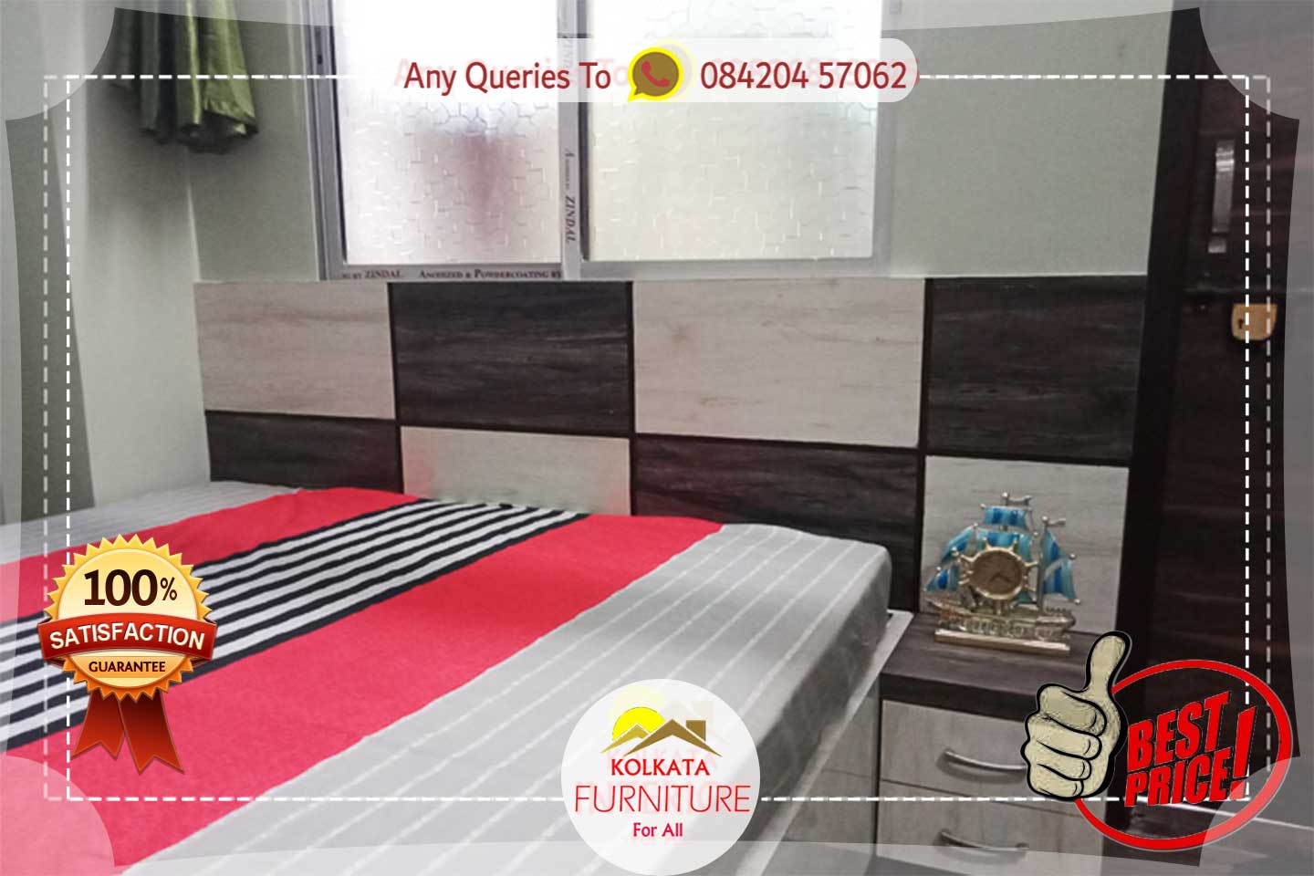 ₹1 lakh price 1 bhk furniture package