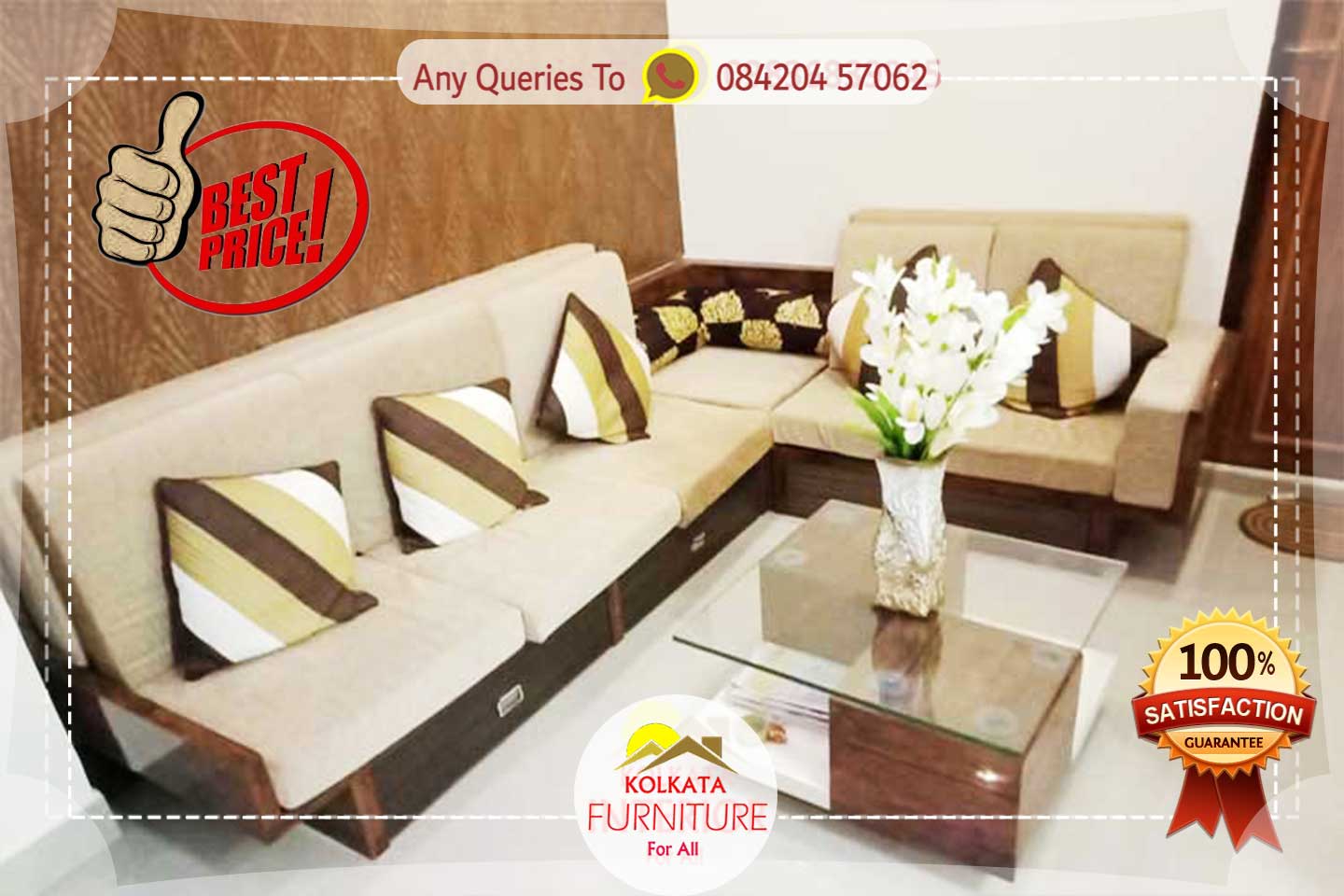 2 lakh 1 bhk home furniture price in kolkata