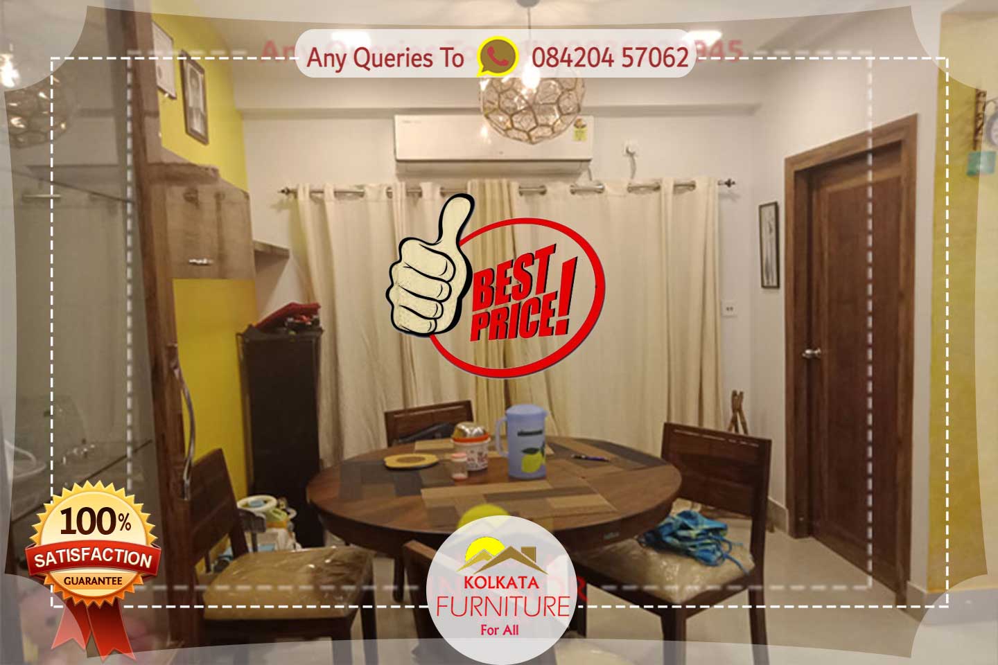1 BHK Latest Furniture Package For ₹2.20 Lakh In Kolkata