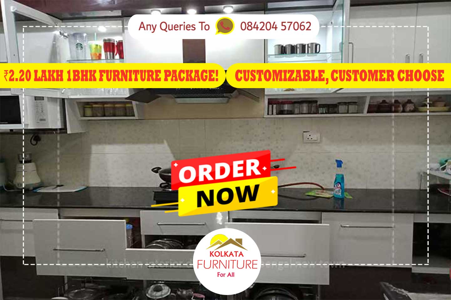 2.20 lakh budget 1 bhk furniture in india