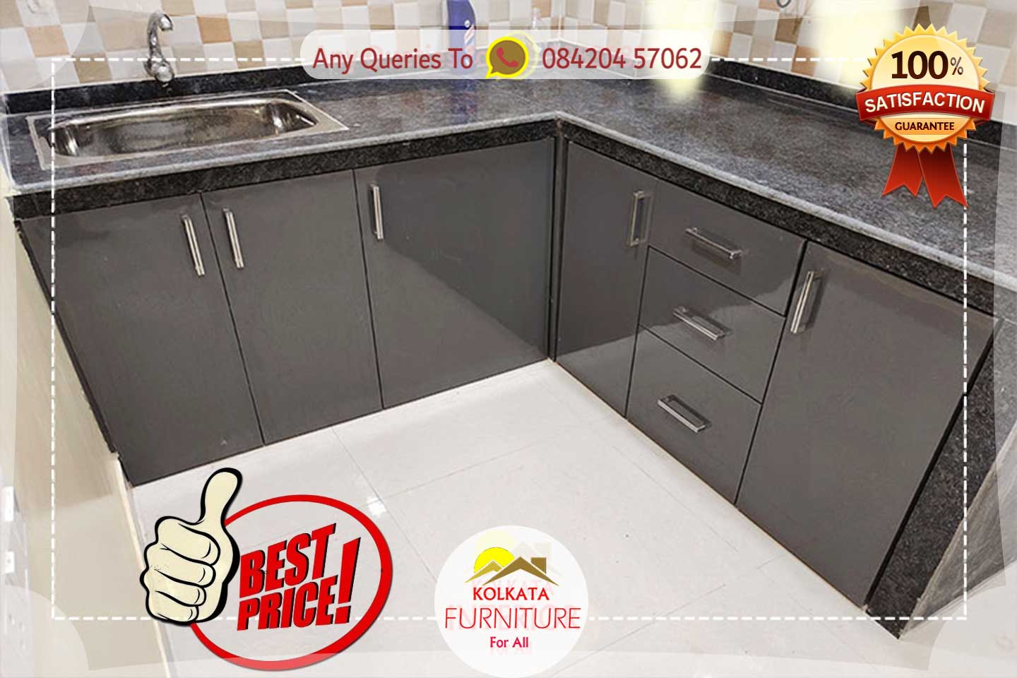 1 bhk flat furniture in kolkata within 3.5 lakhs price
