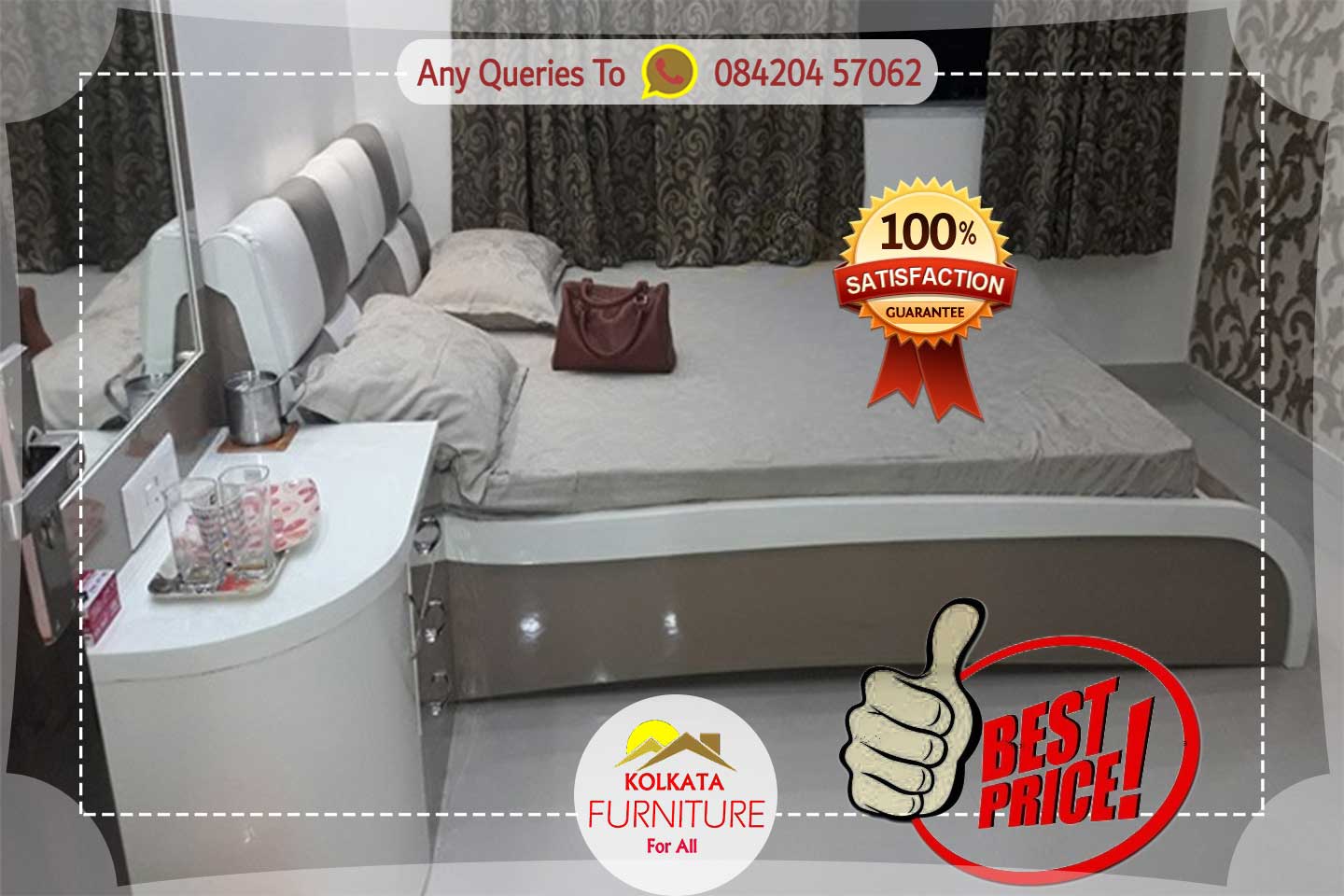 5.5 lakhs 3 bhk flat furniture kolkata