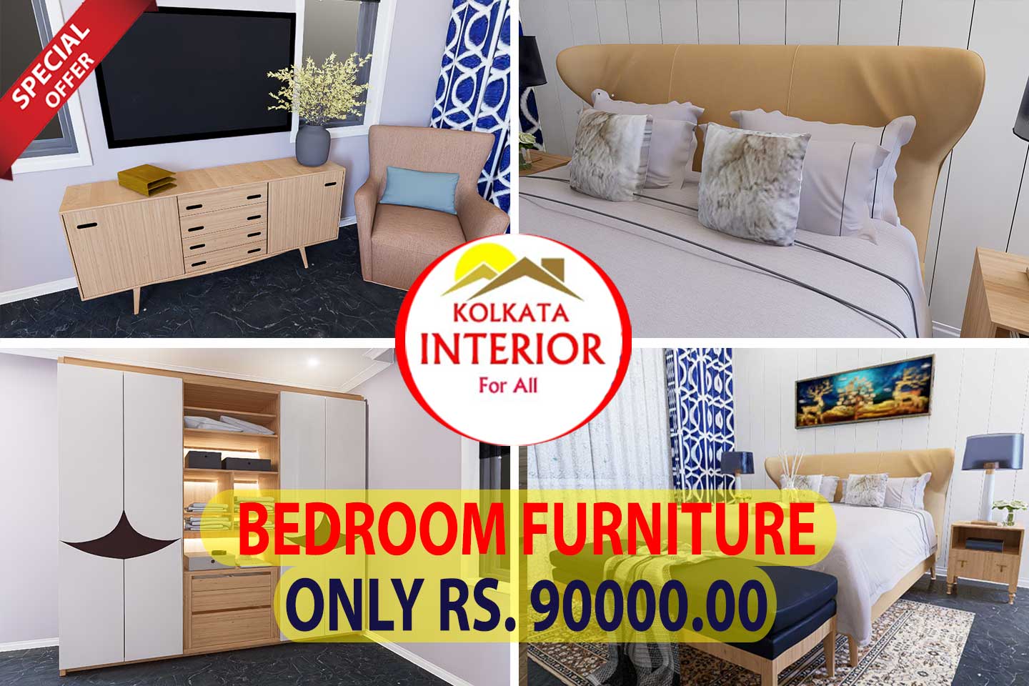 Bedroom Furniture Price ₹90000