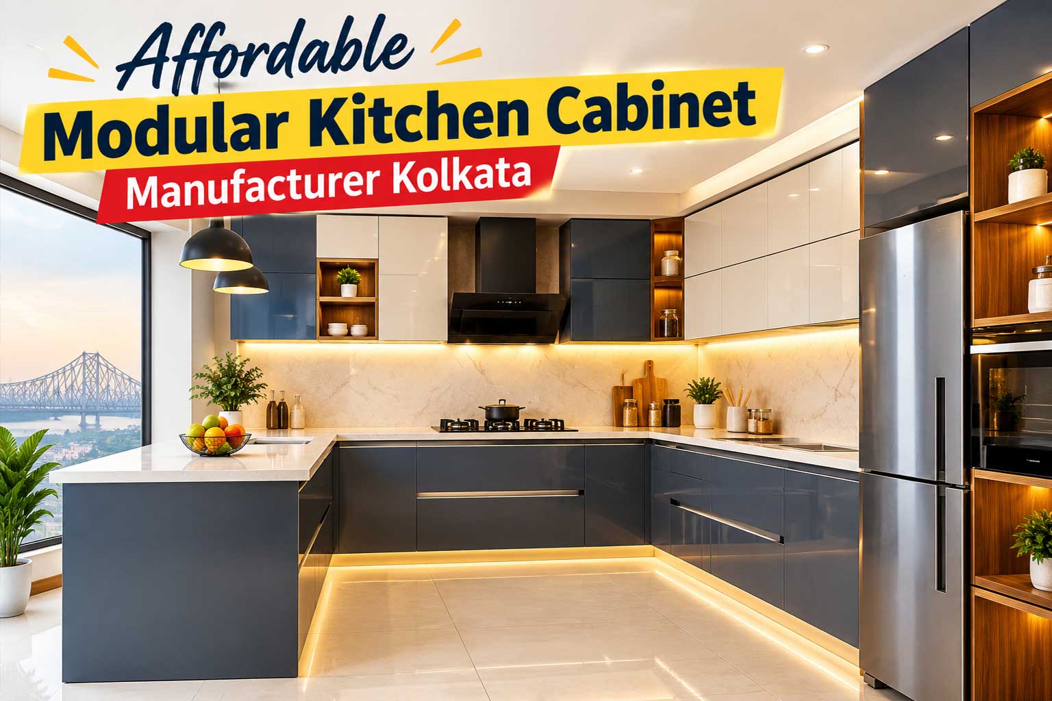 Affordable Modular Kitchen Cabinet Manufacturer Kolkata