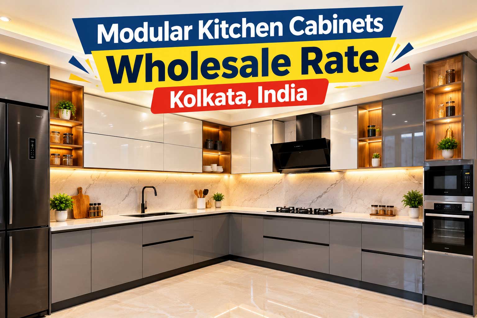 Modular Kitchen Cabinets Wholesale Rate Kolkata India