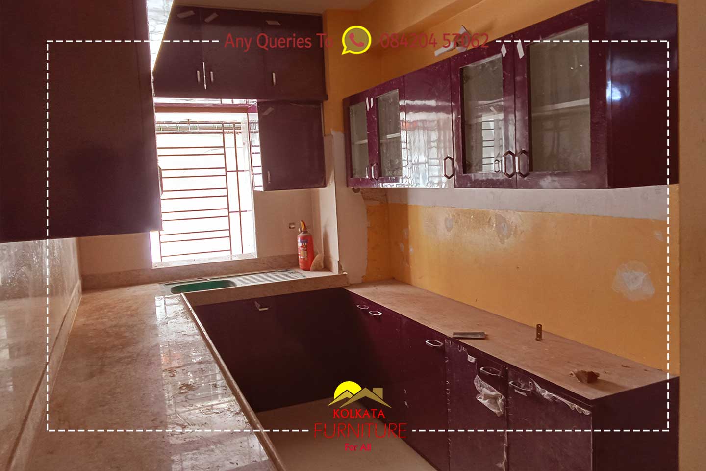 8 x 6.5 modular kitchen price kolkata