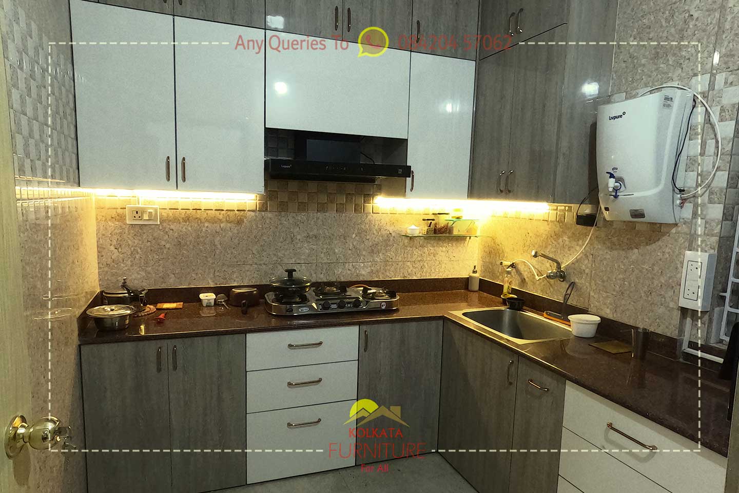 kitchen cabinet under 1 lakh in kolkata new town