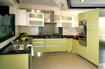 U shaped kitchen cabinets manufacturer kolkata